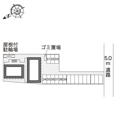 ★手数料０円★姫路市庄田　月極駐車場（LP）